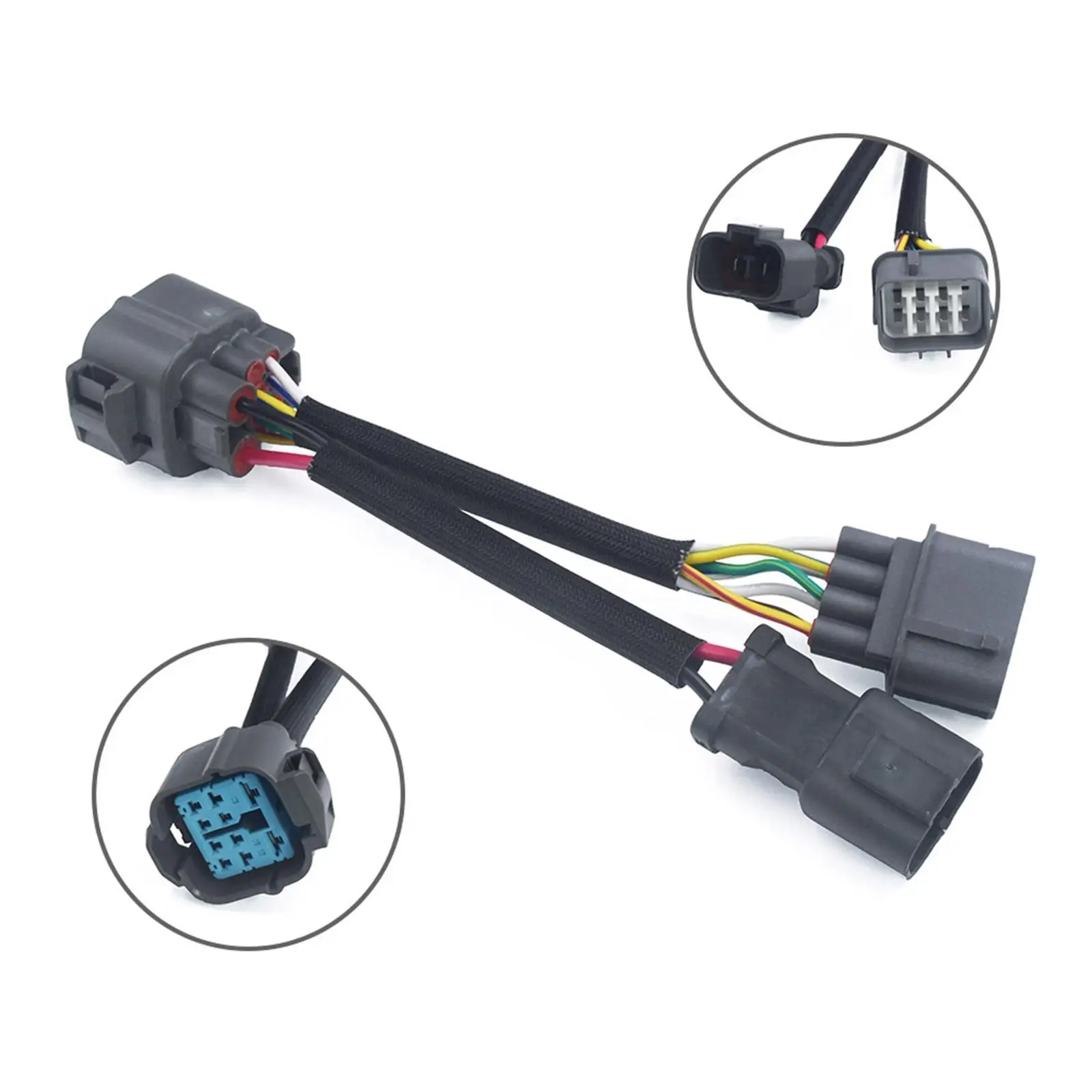 Fotografia 4: Chicote Distribuidor OBD1 para OBD2 de 10 Pinos: Chicote Automotivo Profissional Multiuso para Conexões de Veículos