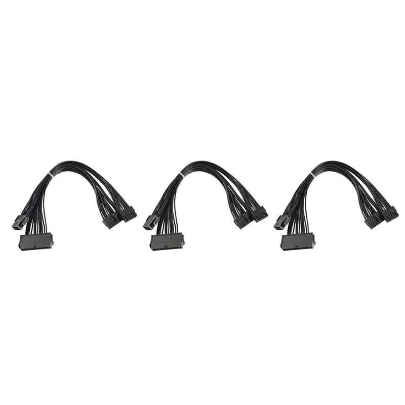Stylish-3X ATX 24Pin To 18Pin Adapter Converter Power Cable And 8Pin To 12Pin ATX Adapter Power Cable For HP Z440 Z640