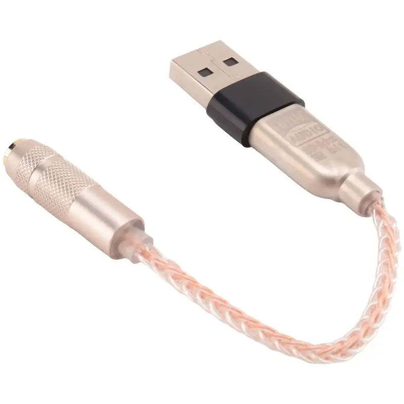 HFES Type-C To 3.5 Jack ALC5686 Chip Hifi Digital Audio Decoding DAC Sound Card Earphone Audio Cable