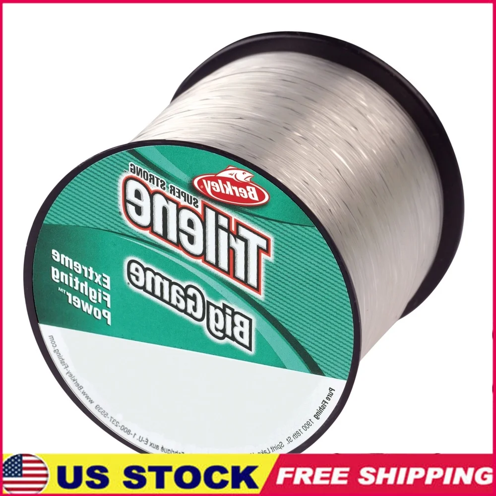 

Trilene Big Game Monofilament Fishing Line 20lb Test 650yd High Strength Durable Shock Resistance Ideal Saltwater Freshwater