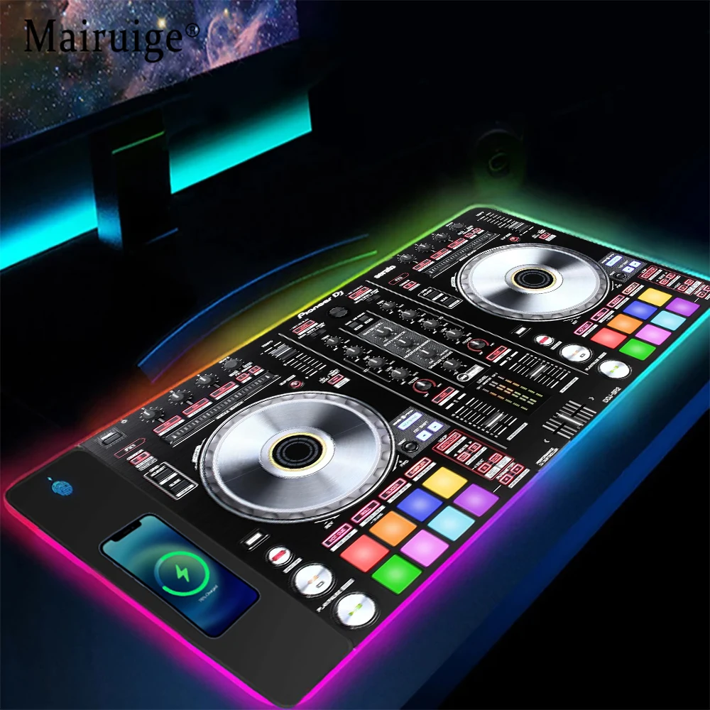 Wireless Charging Mause Ped Pioneer DJ Controller Mixers Long Padding Gaming Accessories Computer Mat Mouse Pads Xxl Mouse Mat