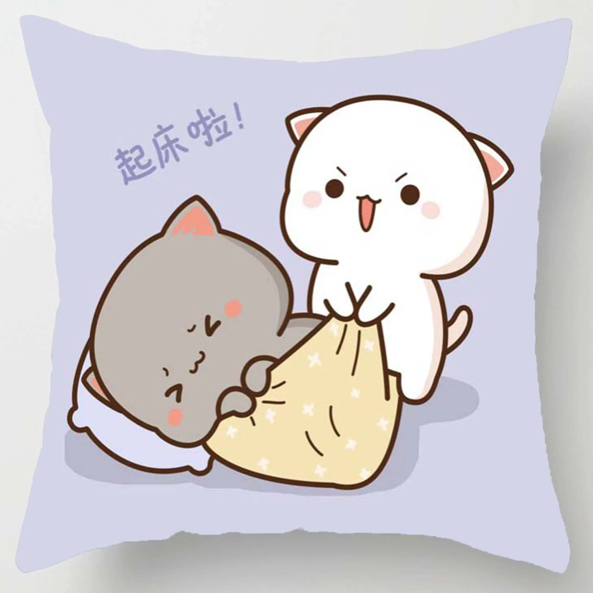 45* 45cm printed pillow cartoon square pillow card cartoon sofa cushion pillow bedroom pillow