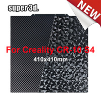 Pei Texture Sheet 410x410 For Creality CR-10 S4 Pet Peo without Magnetic Build Plate Spring Steel 3d Printer Anycubic Chiron Bed