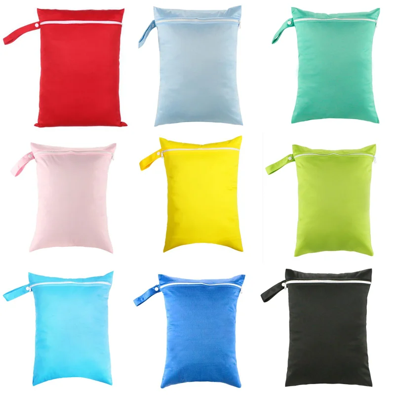 New 30 * 40cm waterproof zipper diaper storage bag