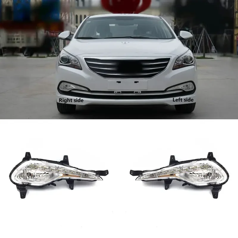 

Led DRL Daytime Running Lights Fog Lamp Assembly For Hyundai Mingtu 2012-2016 Daylights