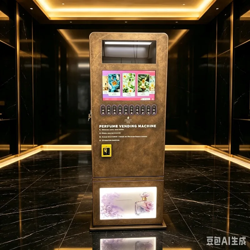 2026 New Wall Mounted Scent Distributeur De Parfum Automatique Hybrid Automatic Dispenser Spray Perfume Vending Machine Custom