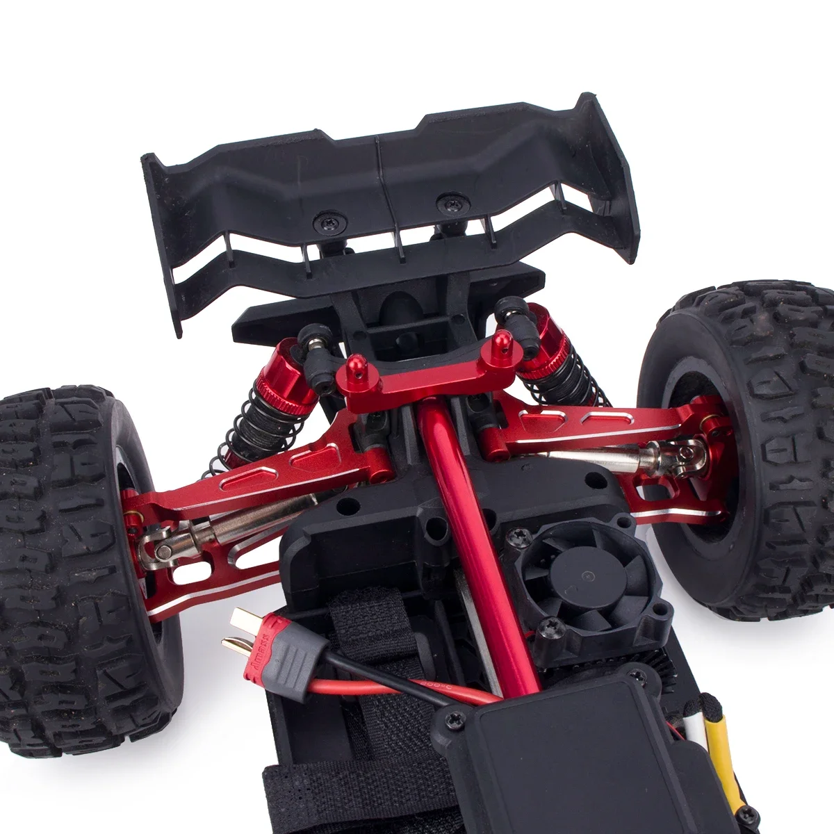 CNC Aluminum Steering Cup Front Rear Swing Arms Servo Arm Kit for MJX Hyper Go 1/14 14209 14210 Desert Drift Car Upgrade parts view 4
