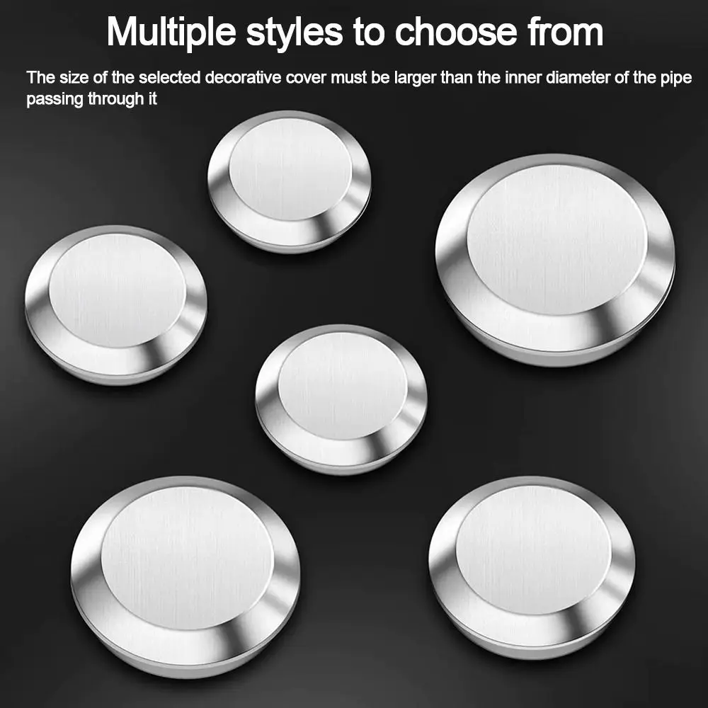 New Stainless Steel Sink Plug Anti-leakage Silver Faucet Hole Cover Water Stopper Bathroom