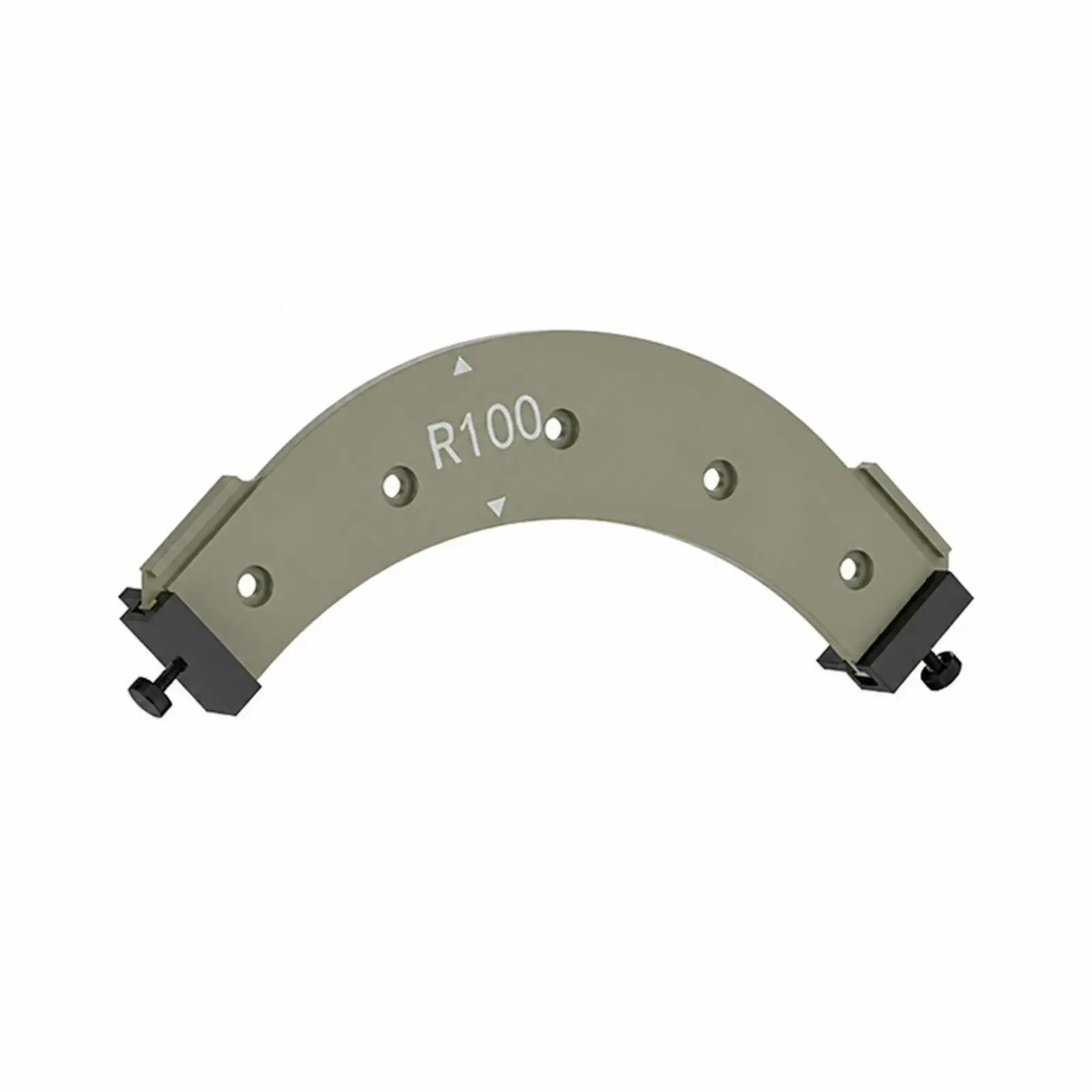 Curved Arc Corner Trimmer Template for Router Woodworking Plastic Guide Rail for Cabinet Furniture Trim Edge Slot Routing Tool