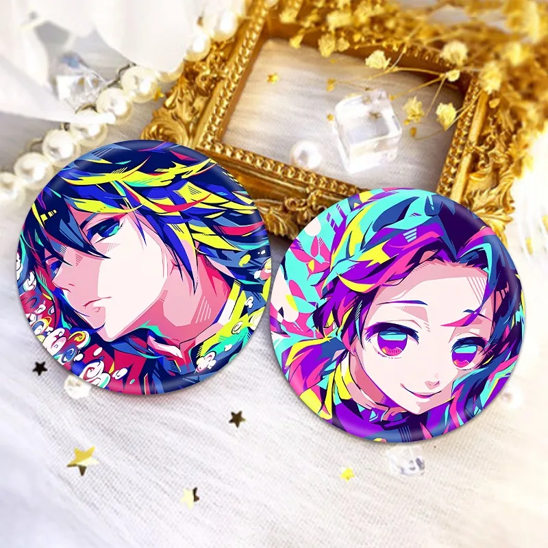 Anime Demon Slayer Badge Tanjirou Nezuko Zenitsu Badge segno per borsa Decor Holiday Gifts Collection uomo donna In magazzino