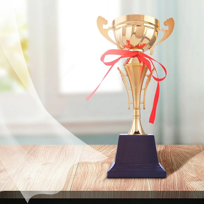 12.6Inch Gold Trophy Cup For Sports Meeting Competitions Soccer Winner Team Awards And Competition Parties Favors