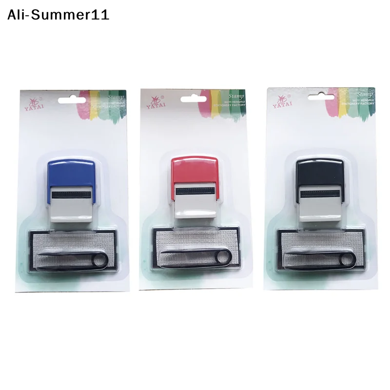 【Ae1】Rubber Stamp Kit DIY Custom Personalized Self Inking Business Address Name Number Letter Stamp Handicrafts Printing Stamp