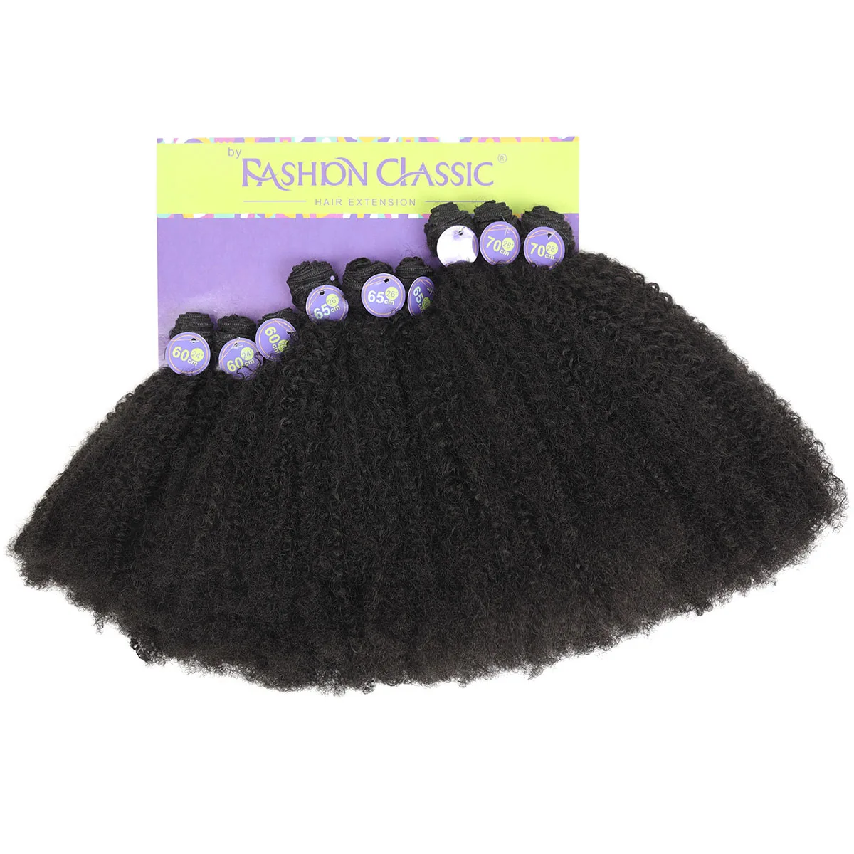 Afro Kinky Curly Wave Hair Bundles 9Pcs/Pack Jerry Curly Ombre Brown Hair Fluffy As A Cream Puff Curls Hair 24/26/28inch Hair Bu