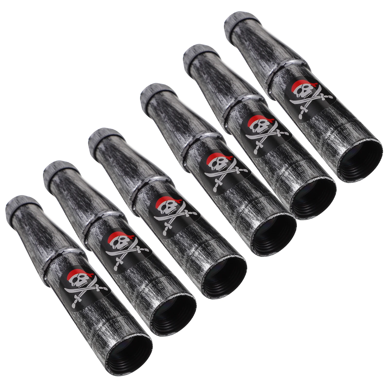 

6 Pcs Pirate Telescope Toys Child Telescopes for Kids Plastic Accessories