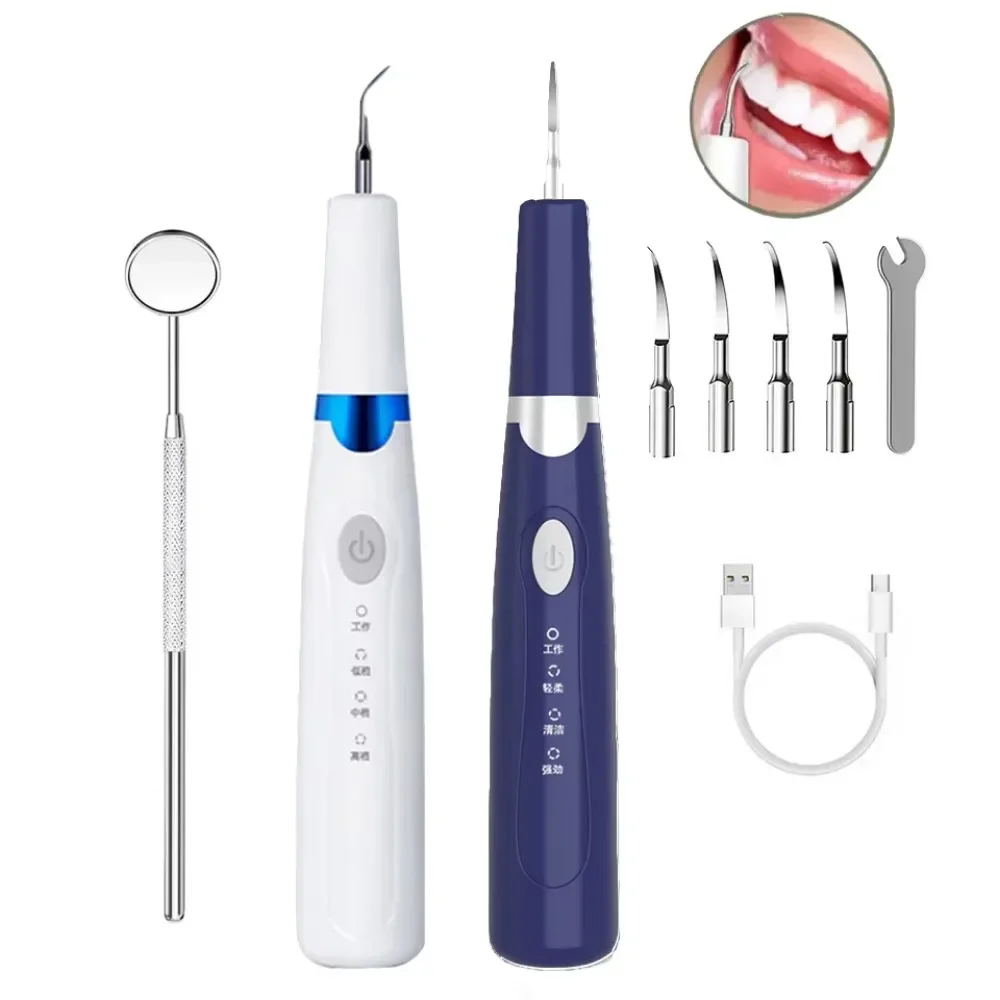 Portable Smart Electric ultrasonic denta l cleaner  Whitening Tooth Staining Teeth Cleaner  ultra sonic teeth