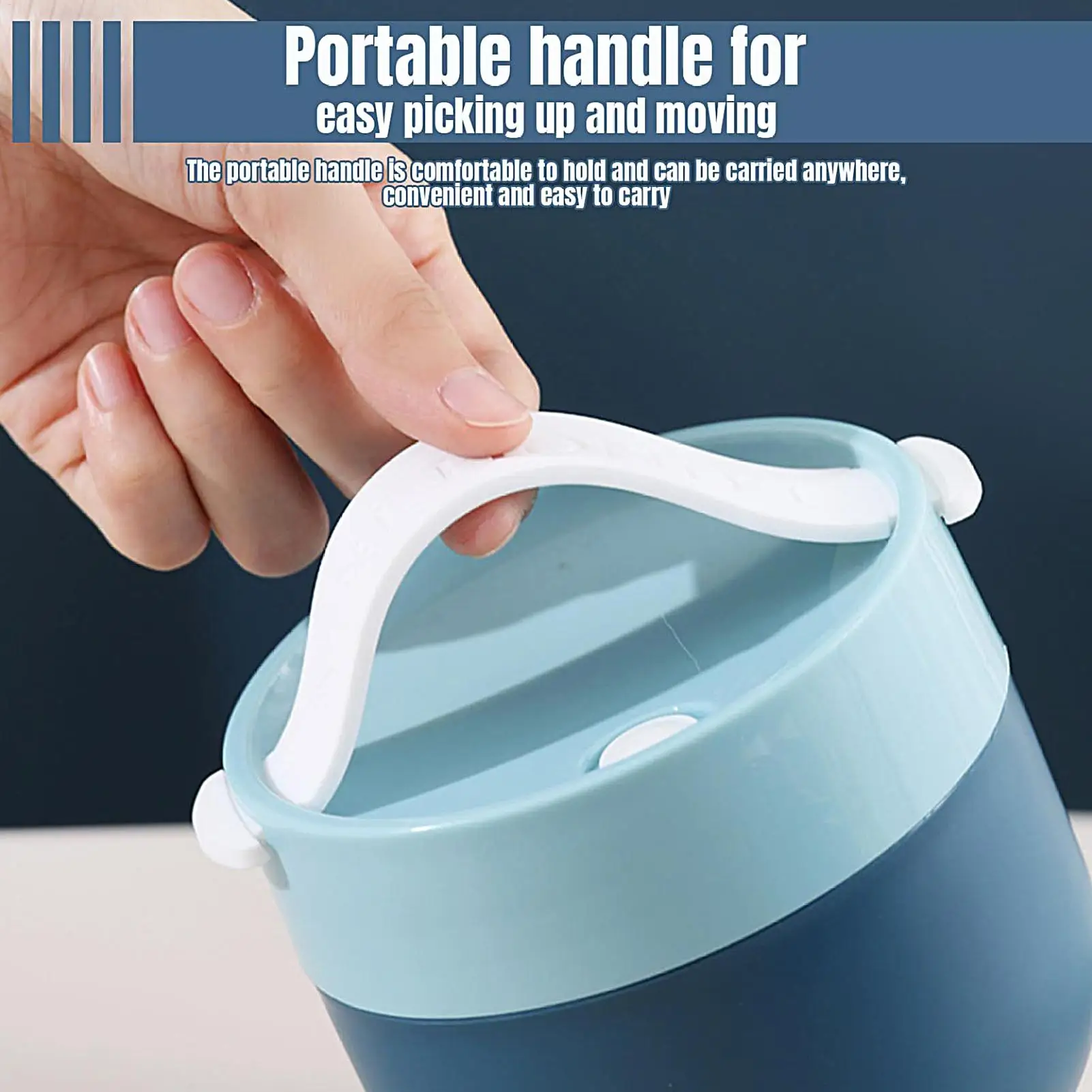 

600 мл дорожный контейнер для супа, большая емкость, миска для еды, безопасный для микроволновой печи, изолированный контейнер для супа с ложкой для работы