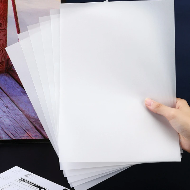 10pcs Drawing Sulfuric Acid Paper 889x1194mm Translucent Smooth Scratch Resistant for Tracing and Painting Transfer Printing