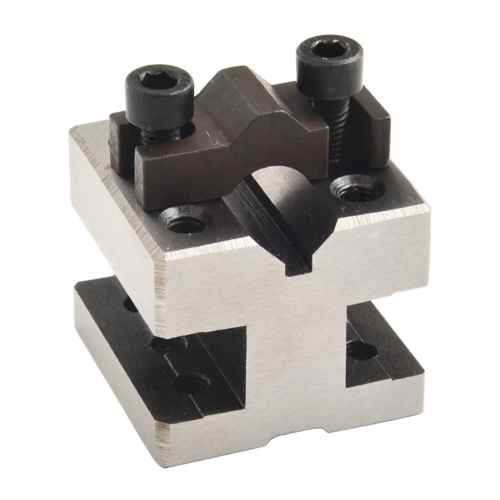 

Heavy Duty V Shaped Blocks with Clamps for Rigorous Workshop Use in Inspecting Mechanical Components at Right Angles