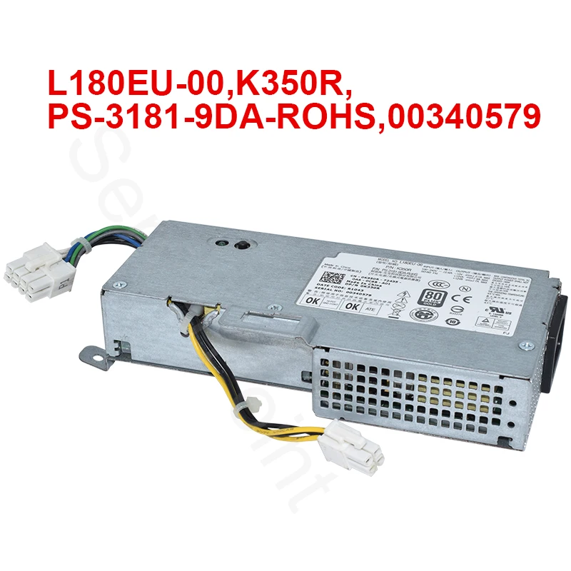 For OptiPlex 780 Power Supply L180EU-00 0K350R K350R  PS-3181-9DA-RoHS 180W Well Tested