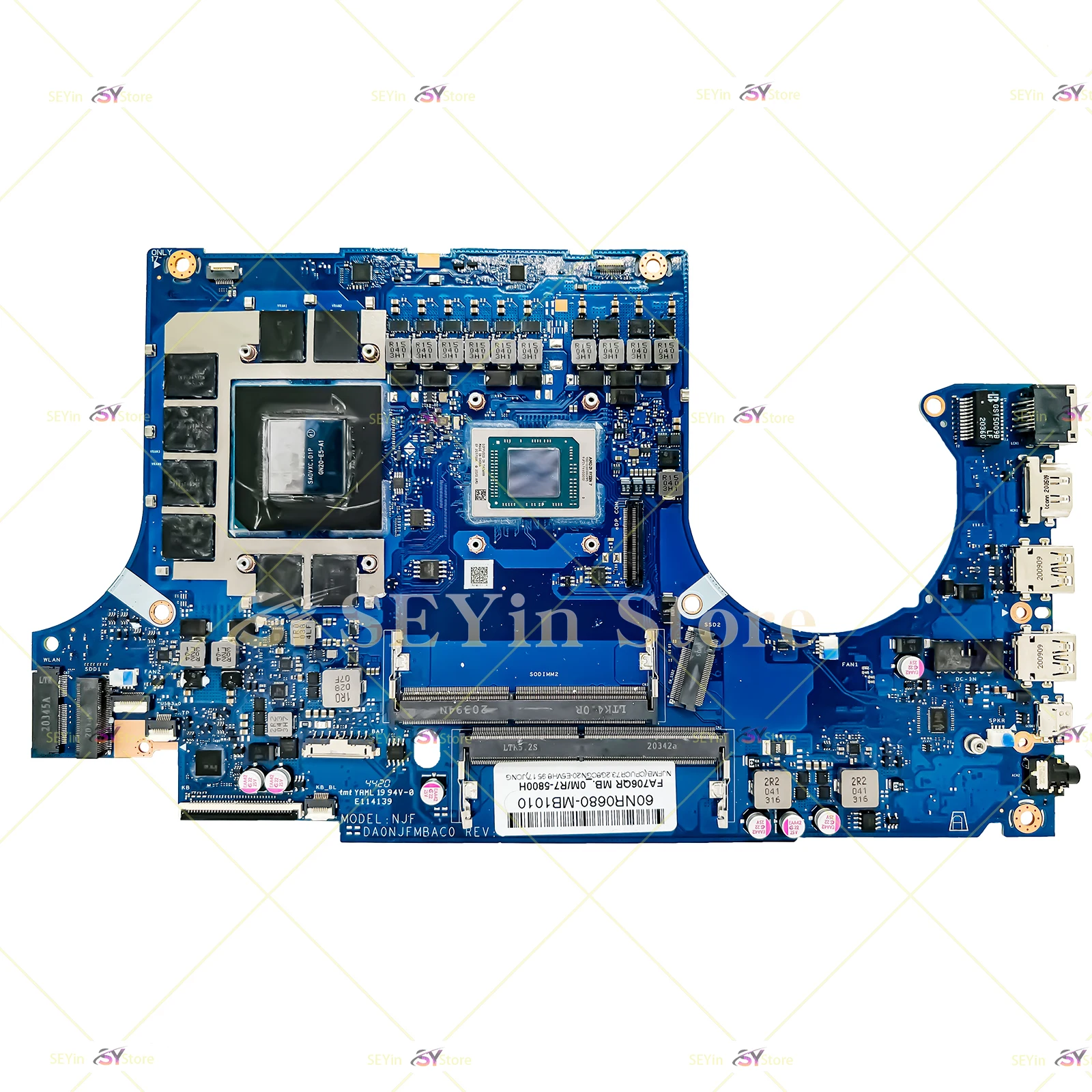 FA506QM Mainboard For ASUS FA506Q TUF506QR FA506QR FA706QR FA706 FA706QM Motherboard With R7-5800H R9-5900H RTX3060 RTX3070 Chip