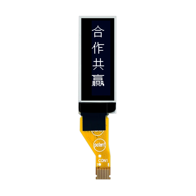 

0.91 inch OLED Industrial Display Plug-In 8Pin I2C Interface SSD1306 Driver 128*32 Resolution