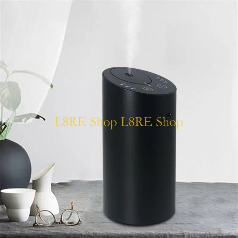 Difusor elegante do óleo essencial l8re com textura ajustável do metal do difusor aromas da intensidade fragrâncias o