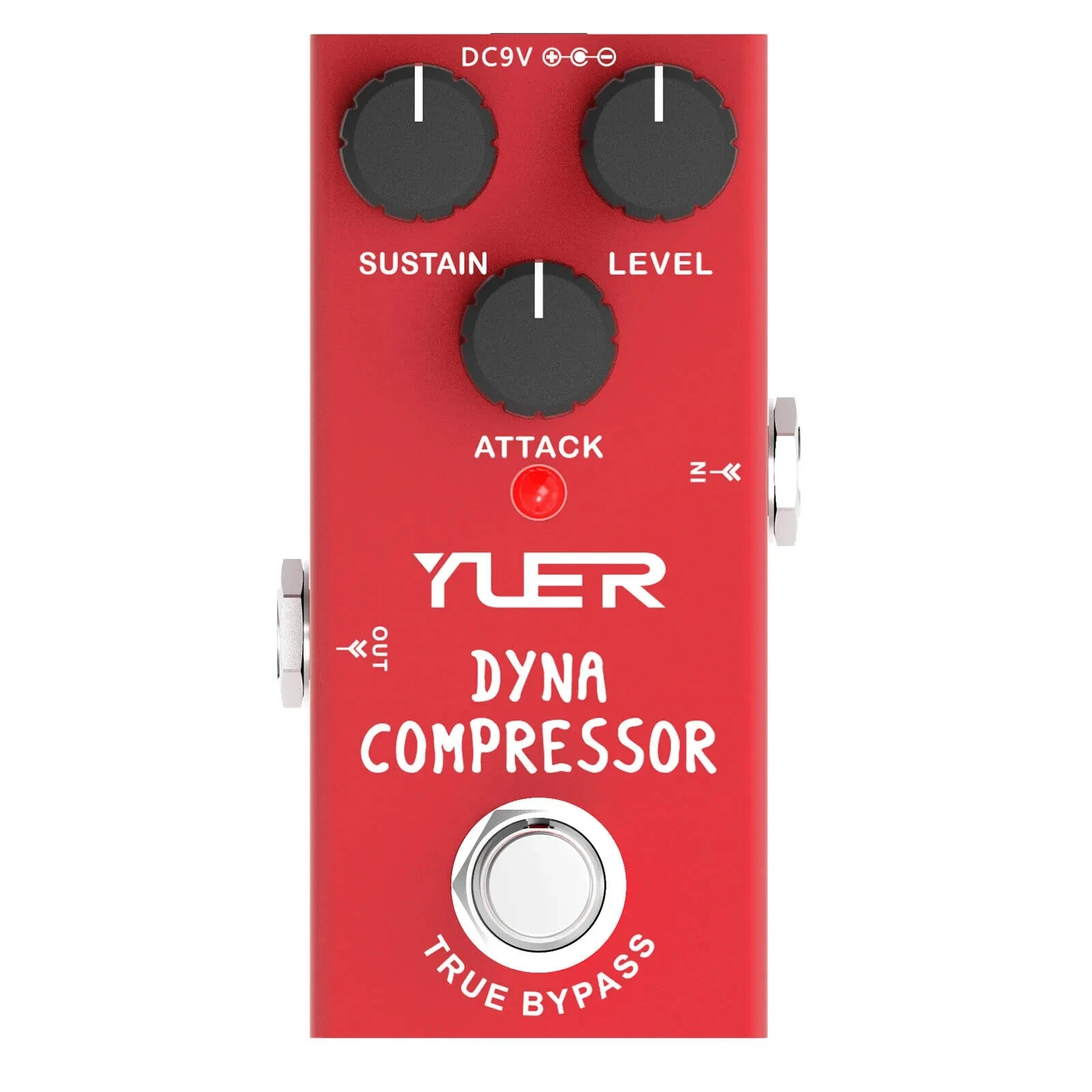 

Dyna Compressor Electric Guitar Mini Pedal Full Alloy Shell True Bypass Design Electric Guitar Bass Music Solo Parts