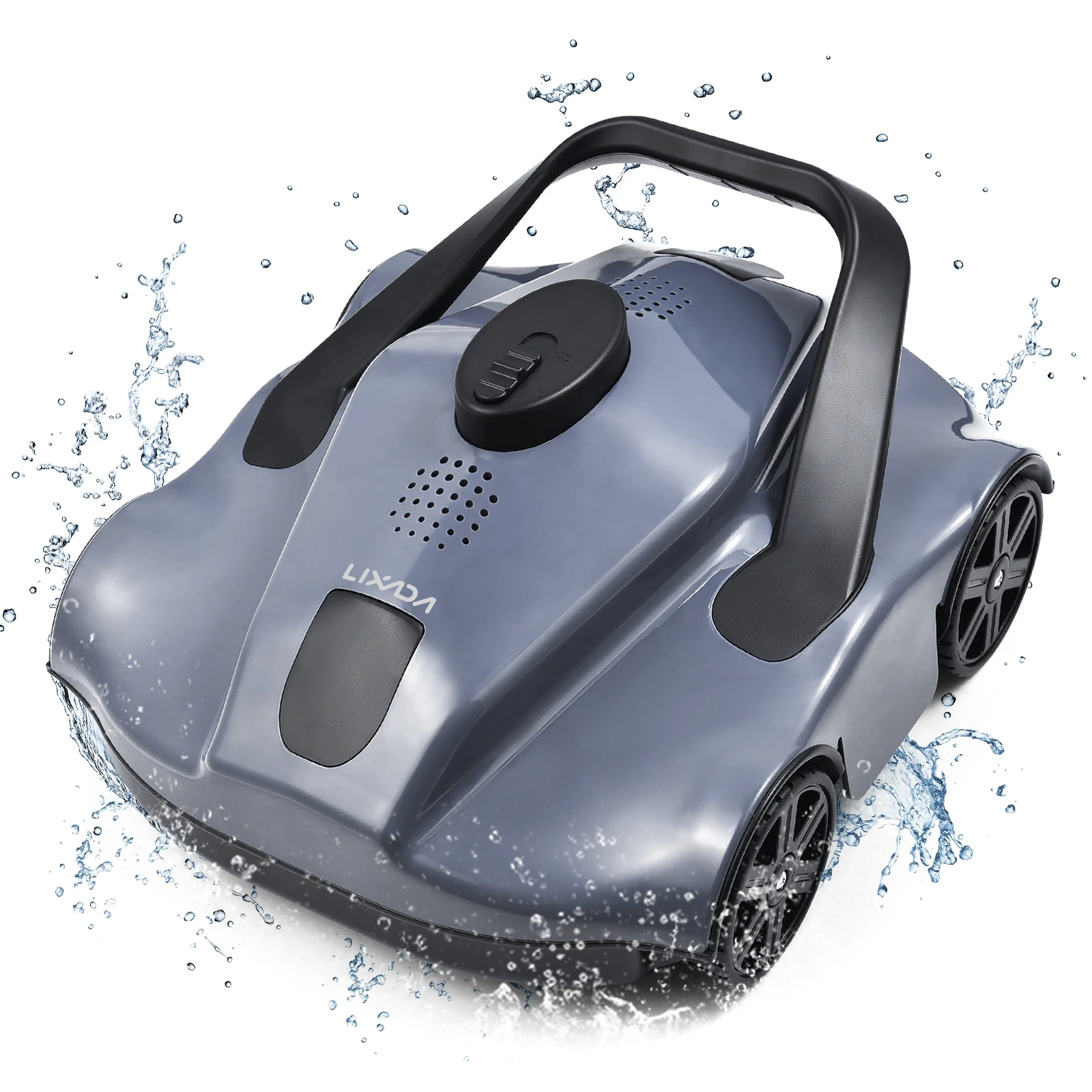 Automatic Pool Cleaner Robotic Pool Cleaner Summer Cordless Robotic Pool Vacuum Cleaner for In Ground Flat Pools