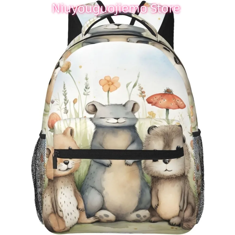 

Cute Mouse Lightweight Laptop Backpack Lightweight Multipurpose Travel Casual Daypack Unisex College Backapcks for Men Women Adu