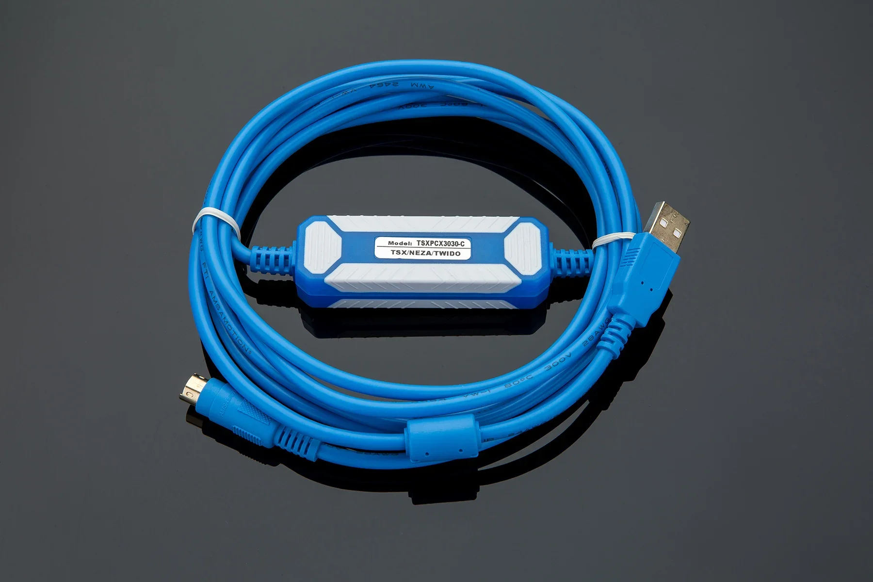 Suitable for Schneider Twido Neza Modicon PREMIUM M340 Series PLC TSXPCX3030-C Programming Cable USB Port Communication