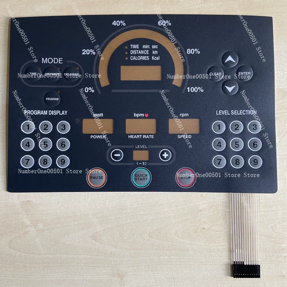 

Suitable for Baldron treadmill film button touch button instrument panel operation button film surface sticker