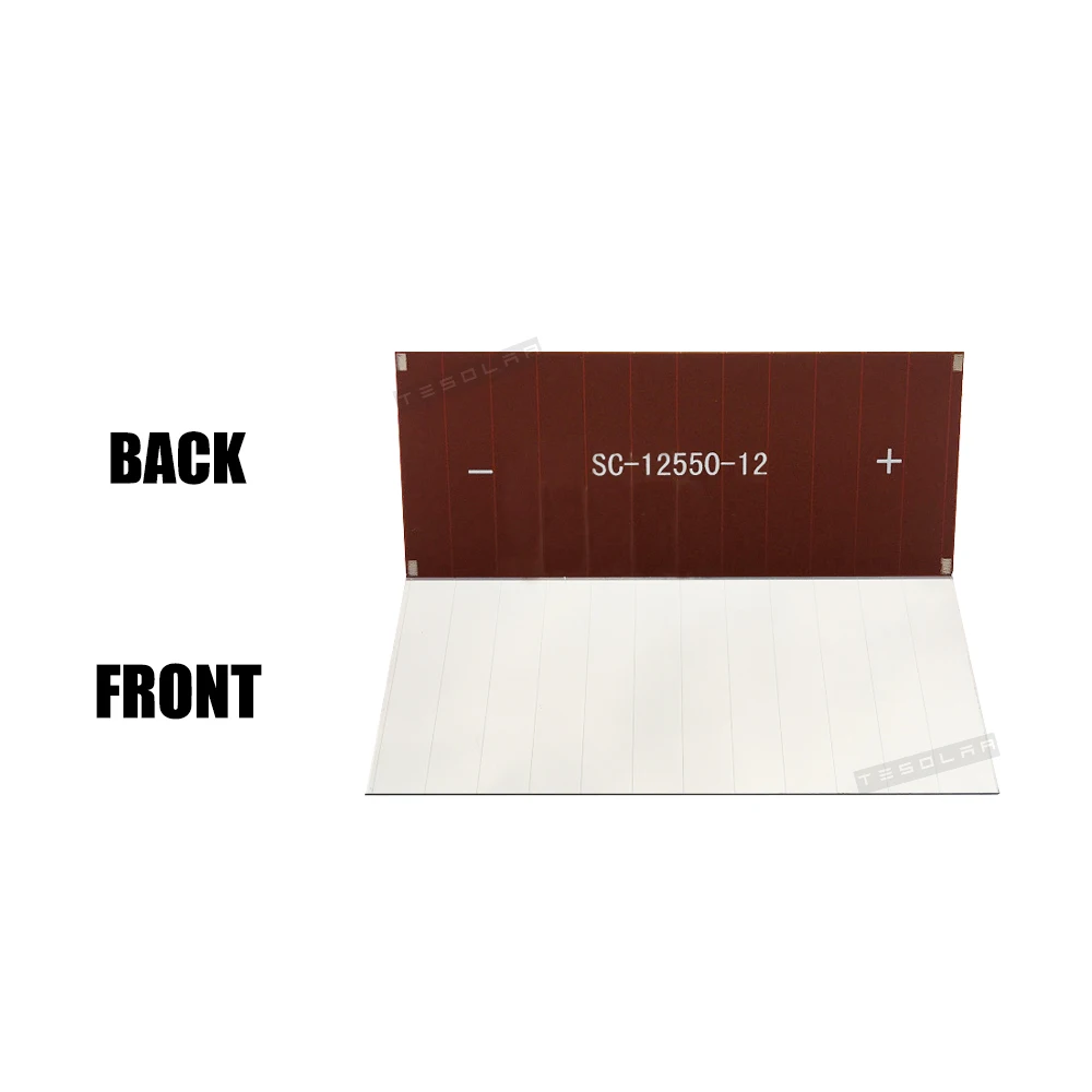 Seções Internas de Painéis Solares de Luz Fraca Células Solares Amorfa Células Solares de Filme Fino Células Solares 4.5v 3636a 125 × 50 mm 12