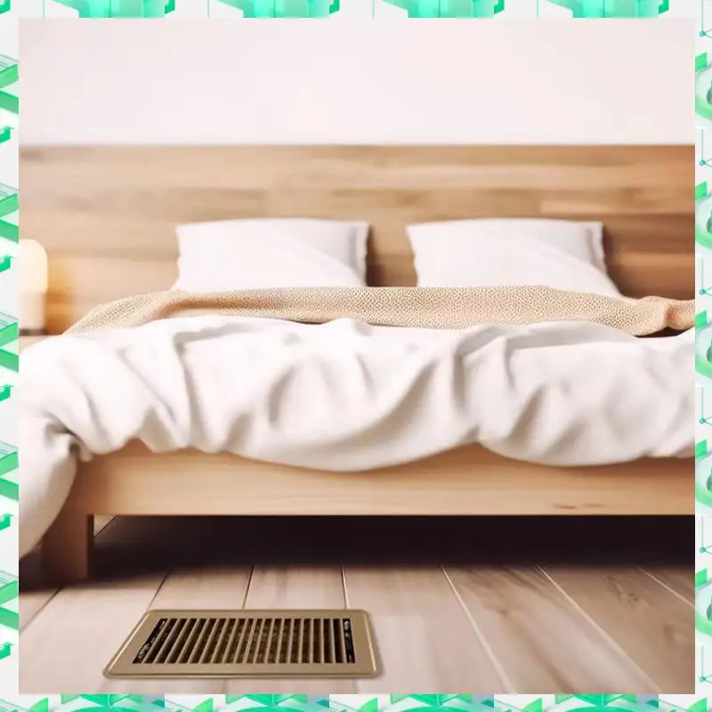 

FIZP 2Pcs Floor Register 4X10inch,Heavy Duty Floor Vents,Heat Air Vent Covers,Floor Vent Covers For Heater Floor Register