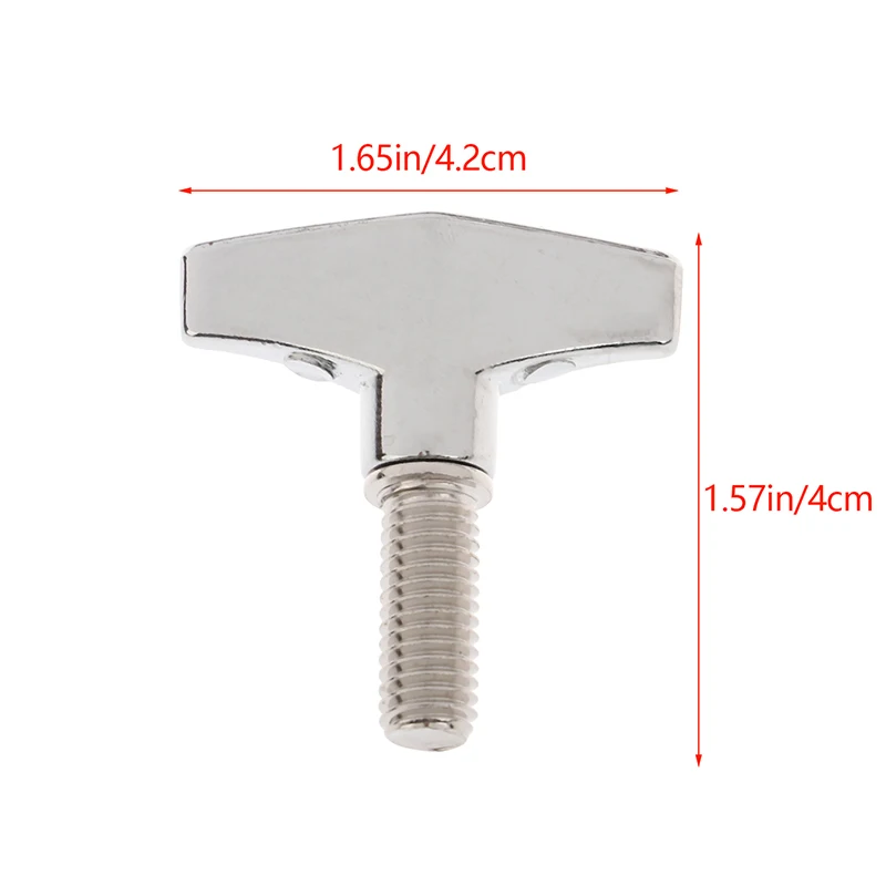 1Pc Metal Drum Set Cymbal Stand Wing Nut Screw For Drum Parts Quick Release Cymbal Wingnut 6mm Percussion Instrument Parts