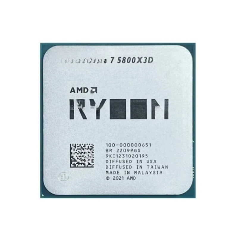 Procesador para Juegos AMD Ryzen 7 5800X3D, Nueva Serie Ryzen 5000, 3.4 GHz, 8 Núcleos, 16 Subprocesos, CPU DDR4, 96 MB, 105W, 7nm