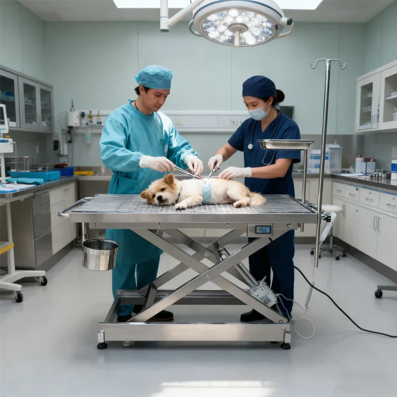 Vet Electric Surgery Table Operation Veterinary Operating Table Pet Dog Cat Surgical Groom Table
