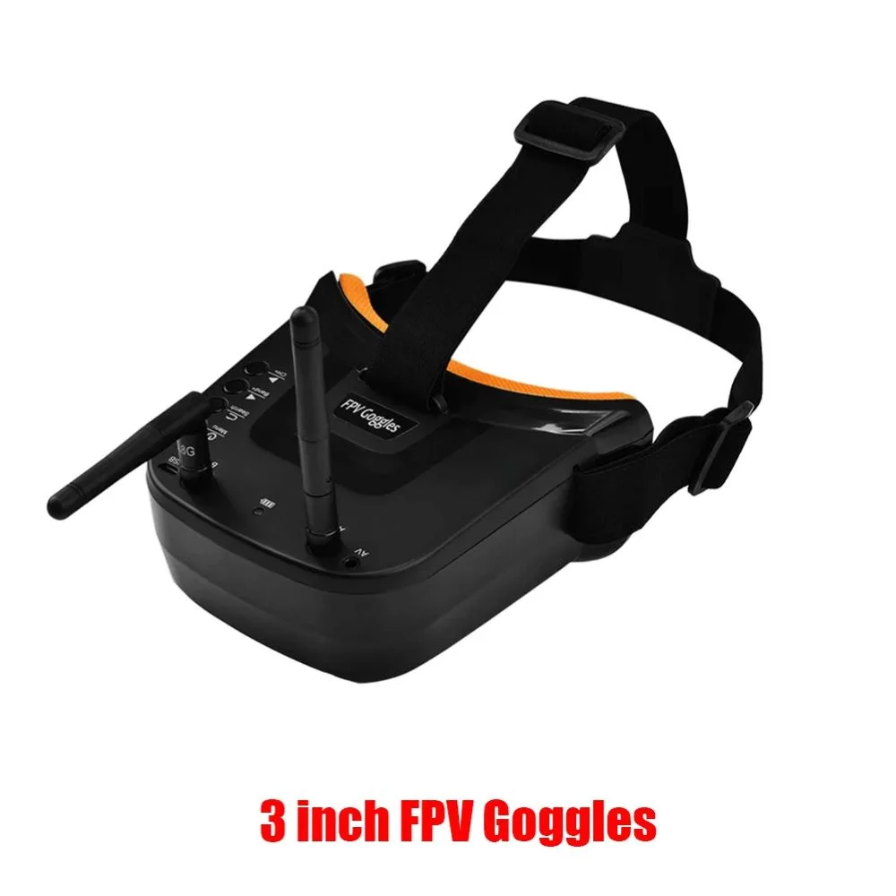 VR009 FPV Goggles 3 inch 480 x 320 Display Double Antenna 5.8G 40CH Built-in 3.7V 1200mAh Battery for RC Racing Drone Quadcopter