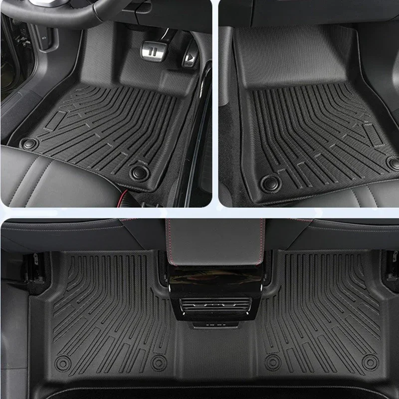 LHD Car Floor Mats For BYD Shark 2024-present Cargo Liners Waterproof Non-slip Trunk Mat Protector Foot Pads Car Carpets