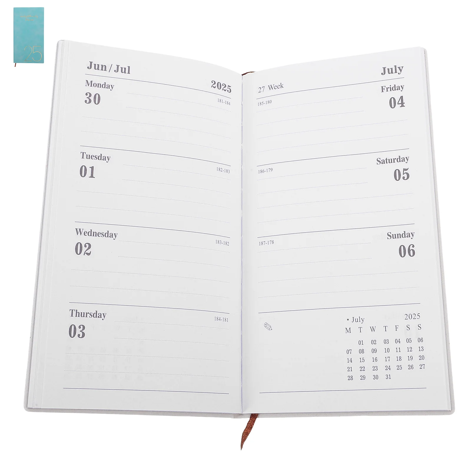 Calendário de gerenciamento de tempo Agenda Planejador acadêmico Organizador mensal semanal diário fofo