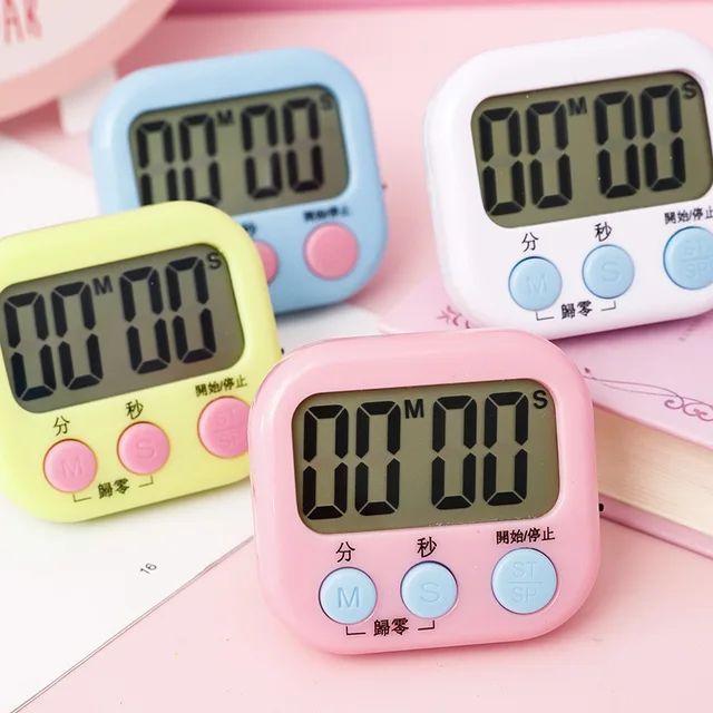 1Pc Timer Cyfrowe chronometry do gotowania jajek w klasie Zegar odliczający dla dzieci Gadżety kuchenne Domowy timer kuchenny Przypomnienie
