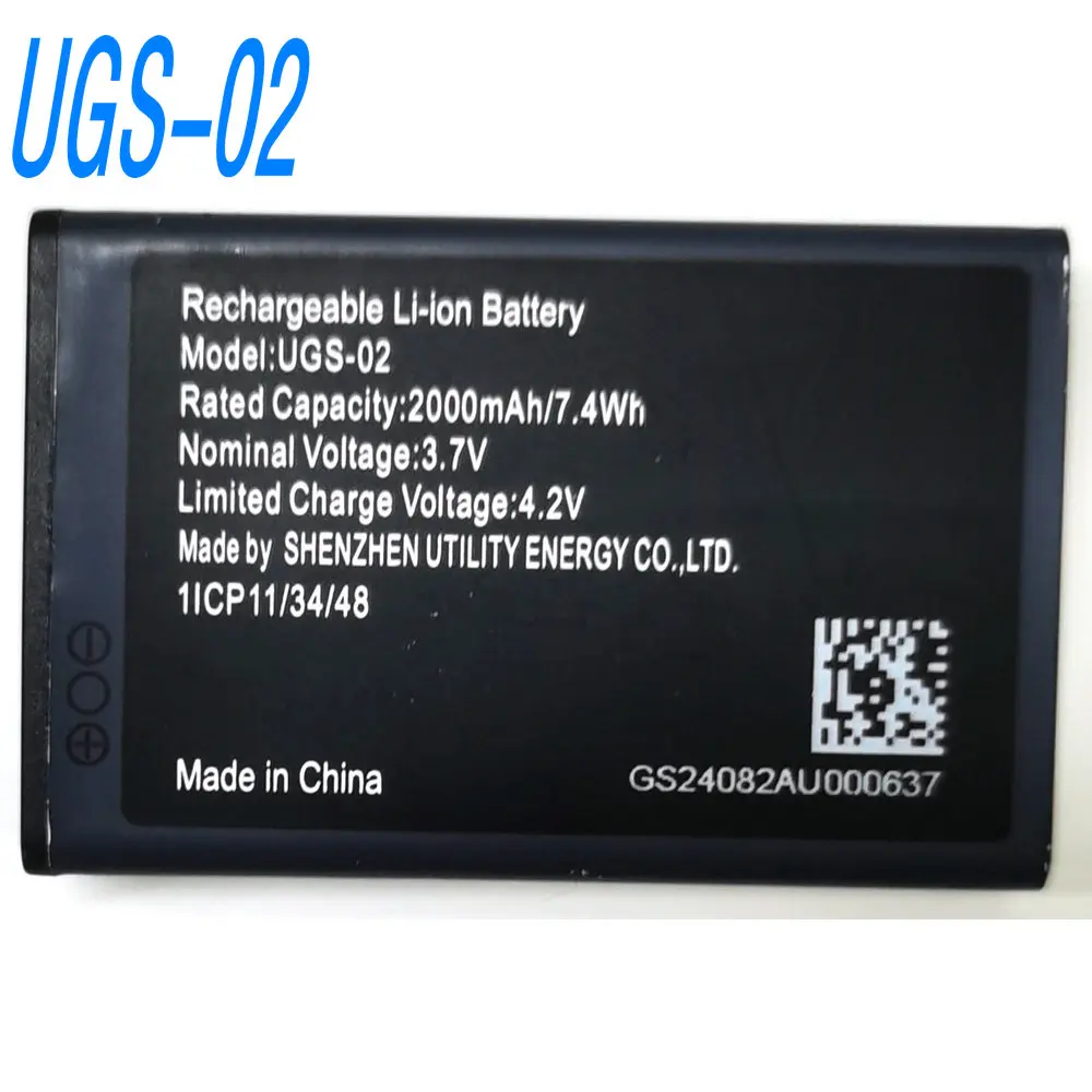 

Новый высококачественный аккумулятор 3,7 В, 2000 мАч для UGS-02 1ICP11/34/48