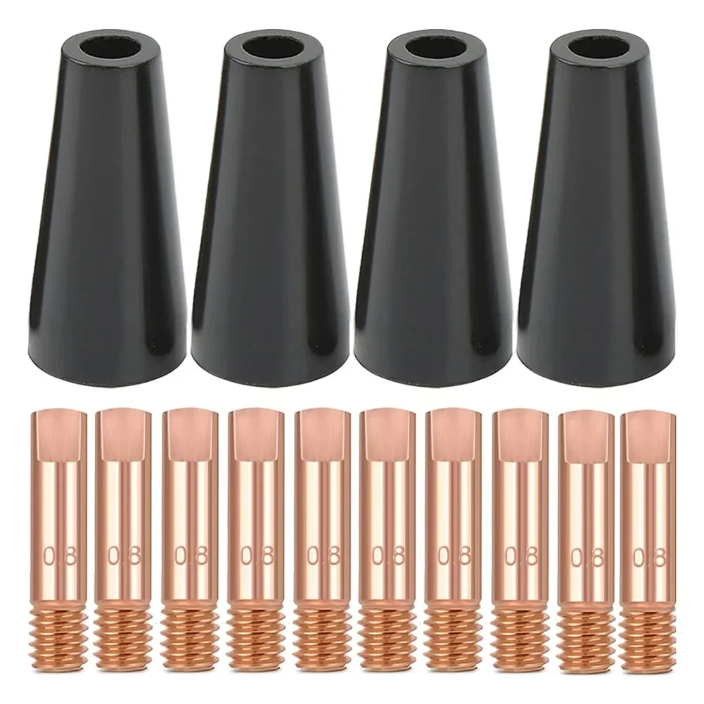 

Copper Conductive Tips Flux Core Welding Kit Long Service Life Reusable Nozzle Set Stable Current Flow Metal Fabrication