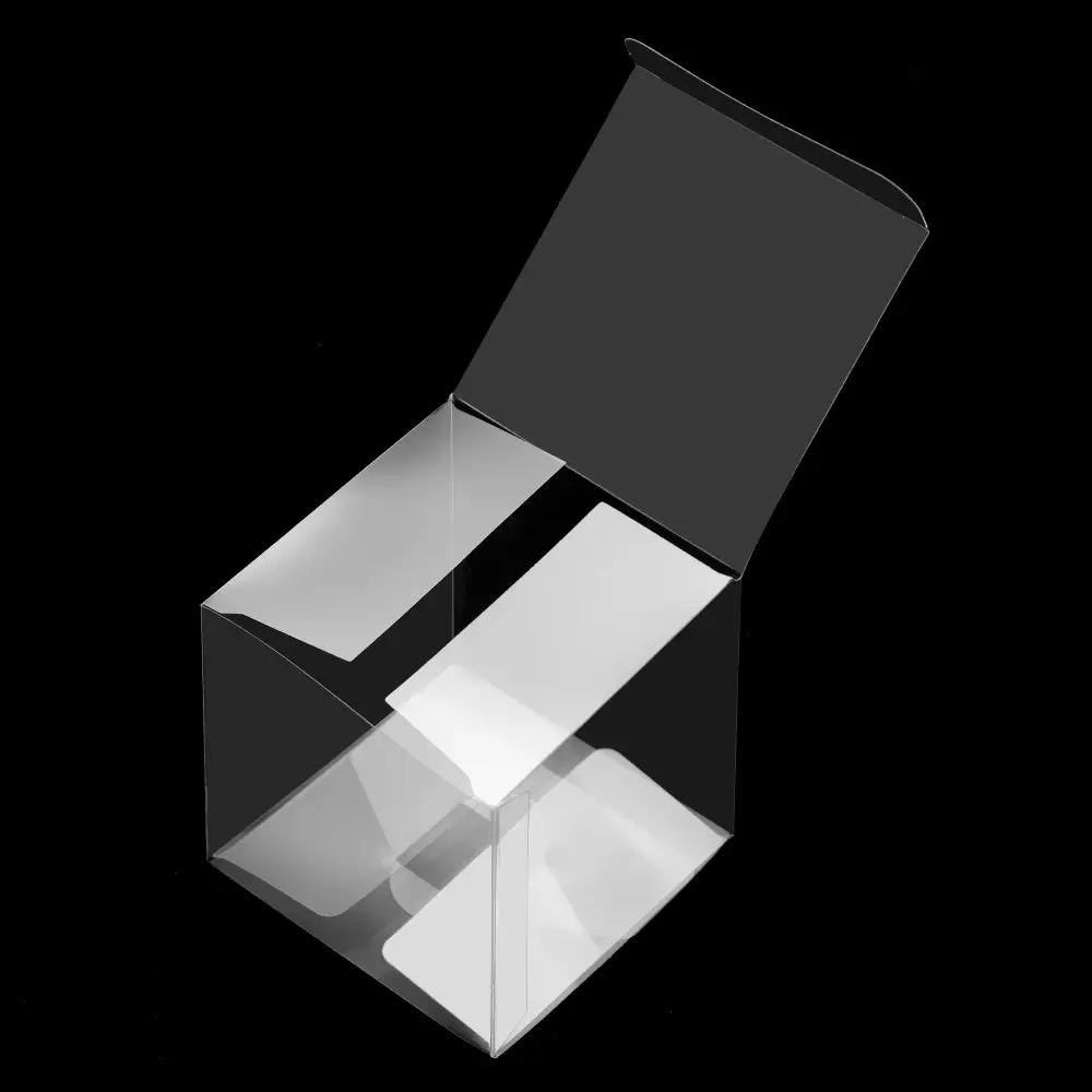 Heiße transparente Süßigkeiten schokoladen schachteln Hochzeits bevorzugungen präsentieren Tasche Plastik bonbons ch achteln quadratische Geschenkt üte Party Event Keks beutel