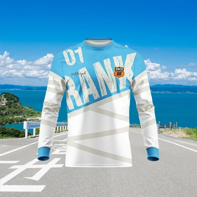 

BMX Mountain Off-road Motorcycle Riding Suit 3D Printed T-shirt MTB Off Road Top Breathable Fast Drying Multifunctional T-shirt