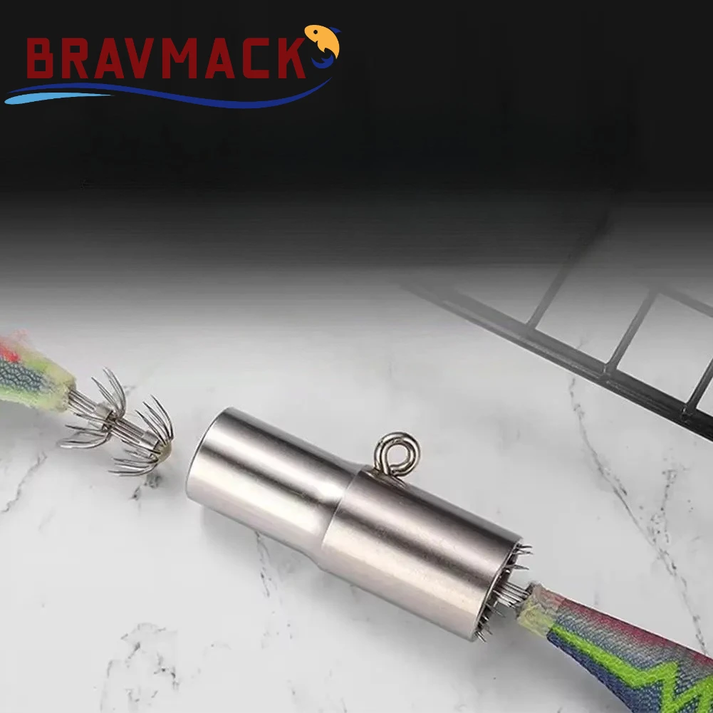 BRAVMACK Squid Hook Corrector Needle Recover Octopus Hook Stainless Steel Fishing Equipment Carp Fishing Tackle Repair Tool