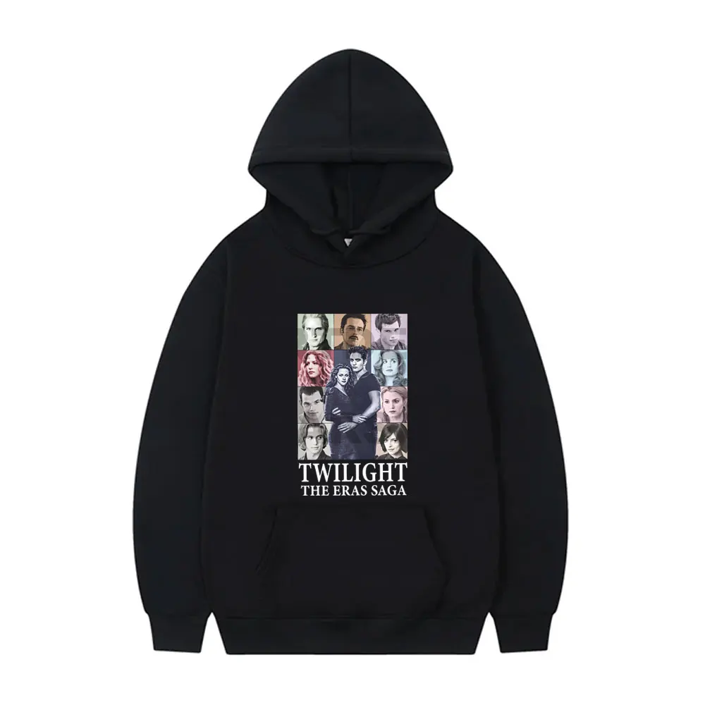 Twilight The Eras Saga Hoodie Men Women Classic Vintage Hooded Tracksuit Male Casual Oversized Hoodies Robert Pattinson Pullover