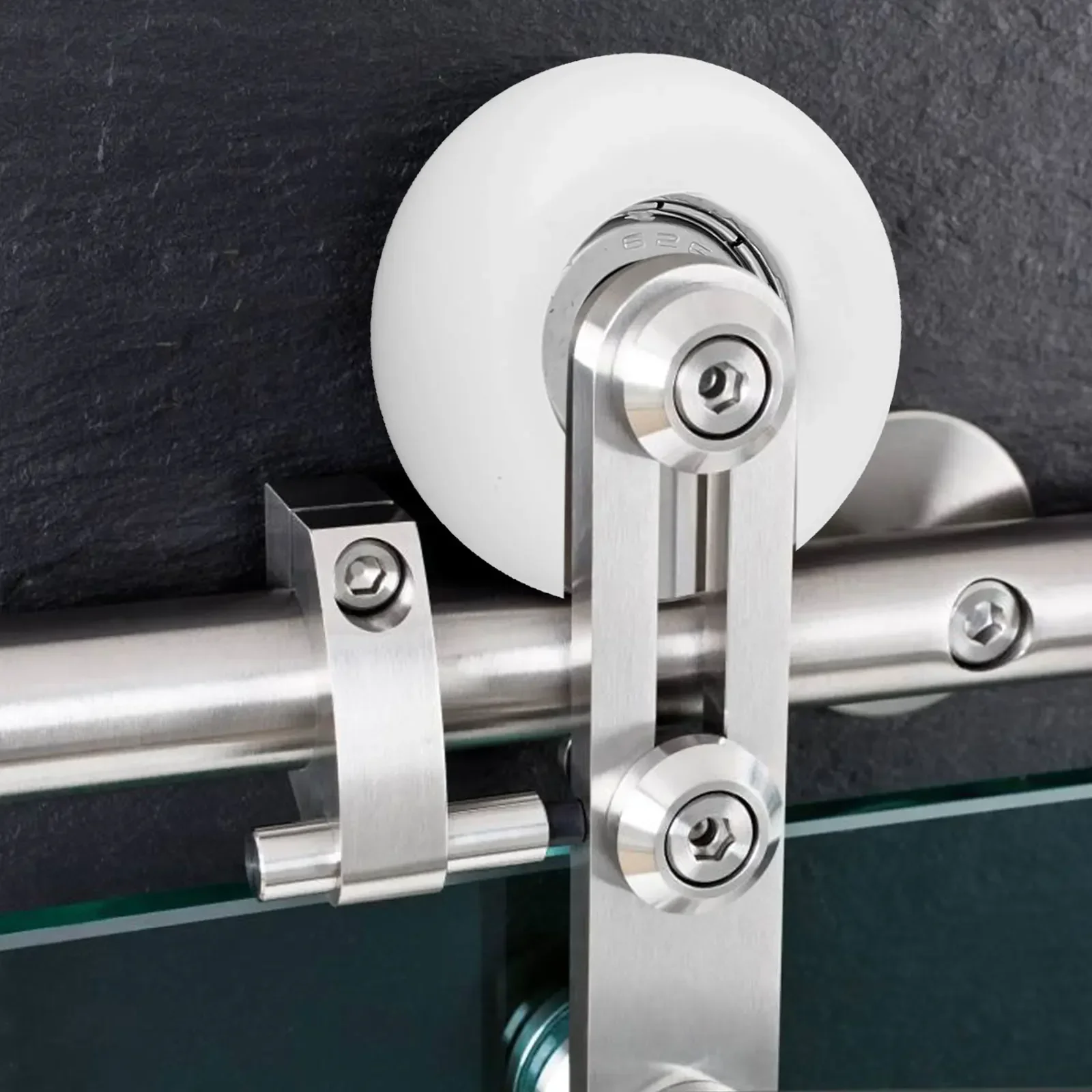 4 pz/lotto puleggia per cuscinetti a scanalatura a forma di U 30x9x6mm ruota in plastica di Nylon per guide scorrevoli, porte in vetro, finestre, parti di trasmissione
