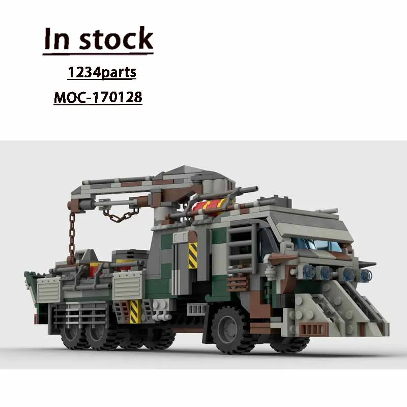 MOC-170128Doomsday مركبة مدرعة بنة Model1234 قطعة، لعبة مكعبات بناء عيد ميلاد الأولاد والأطفال وعيد الميلاد