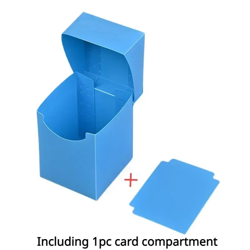 صندوق بطاقات تجارة سطح السفينة لـ 100+ لعبة صندوق تخزين بطاقات البيسبول بطاقات اللعب حقيبة حمل لمستلزمات ألعاب الحفلات العائلية