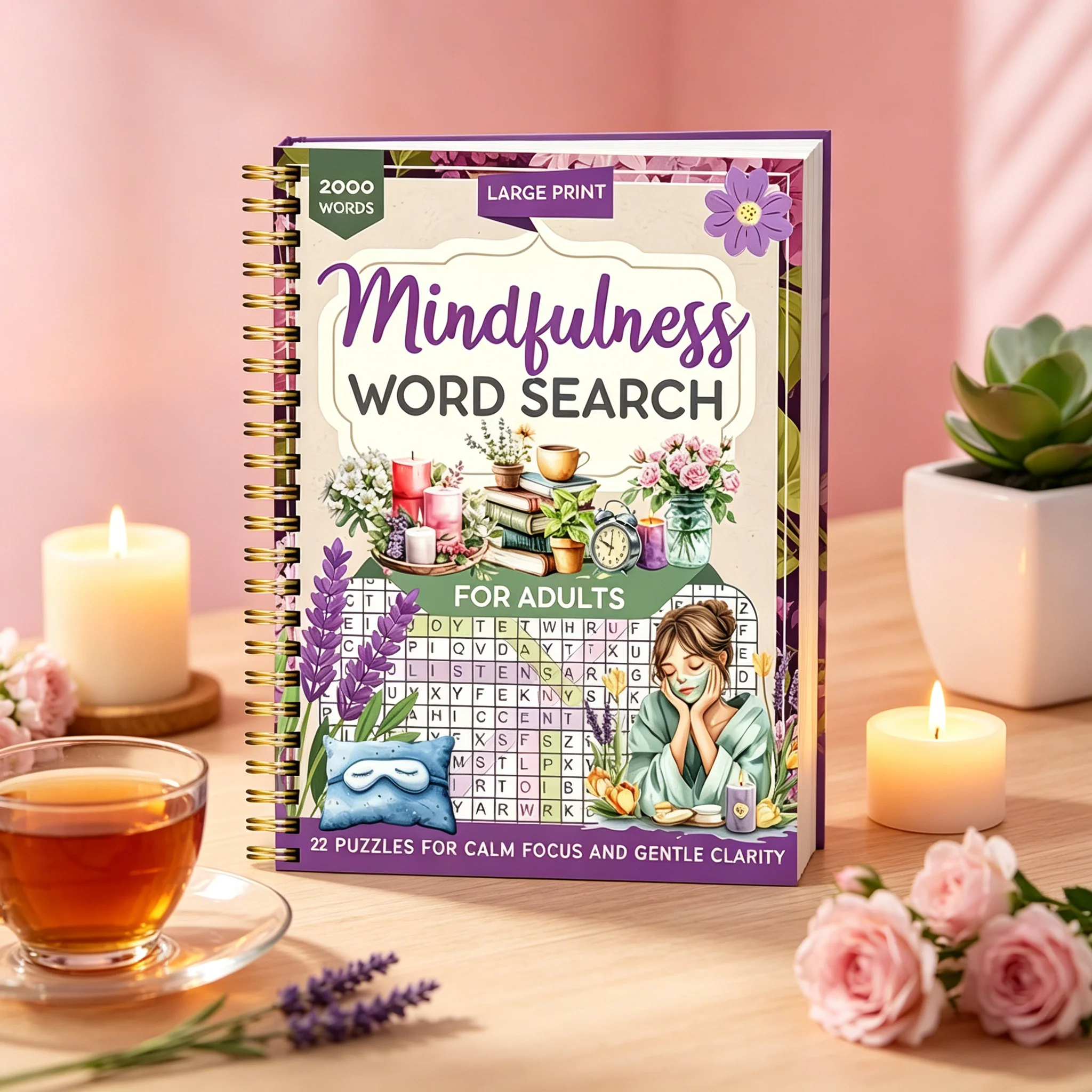 

Adult Large Print Word Search Puzzle Book Easy Word Finding Games for Relaxation Brain Training Fun Activities Daily Use